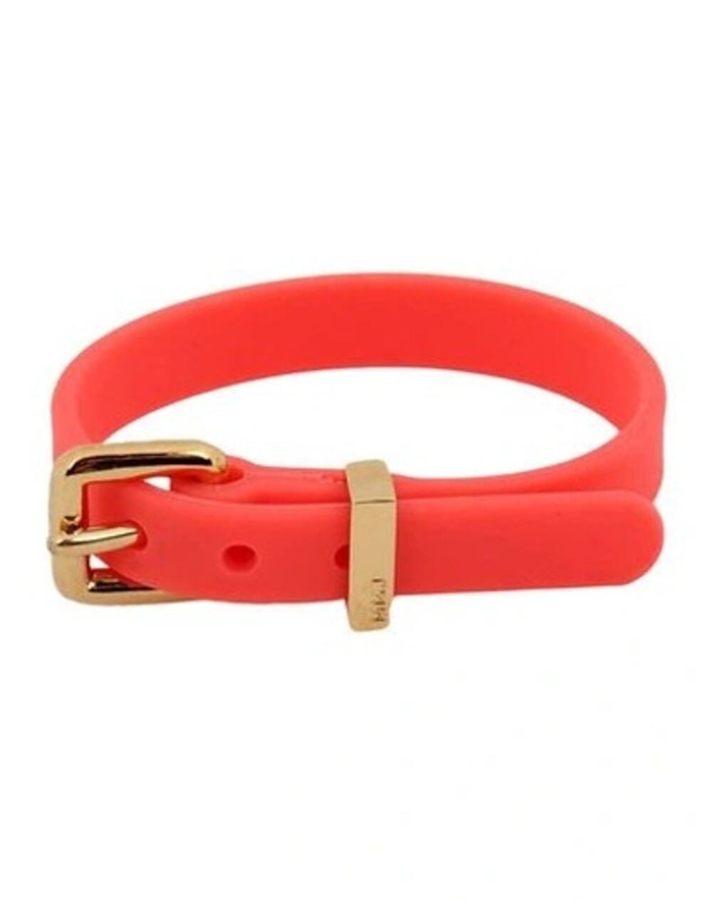 Marc by Marc Jacobs Neon Infra Red Silicone Buckle Bracelet